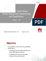 OTA101103 OptiX Metro Series Equipment Networking and Applic