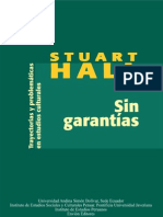 Stuart Hall, Sin Garantías. Trayectorias y problemáticas de los estudios culturales
