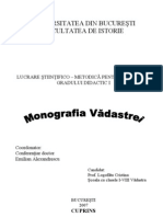 Vadastra monografie