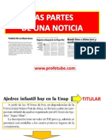 La Noticia y Sus Partes