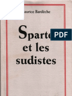 Bardèche Maurice - Sparte Et Les Sudistes