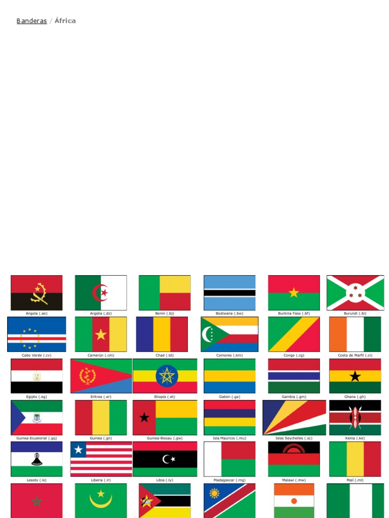 Banderas y Monedas de África y América | PDF | Moneda | Símbolos ...