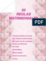 50 REGLAS MATRIMONIALES - Pps