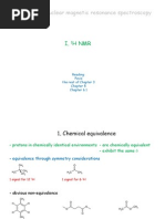 NMR Multiplet Patterns Guide | PDF | Atomic Nucleus | Proton
