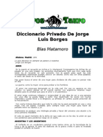 Matamoro, Blas - Diccionario Privado de Jorge Luis Borges