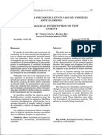 Intervención Psicológica en Un Caso de Ansiedad Ante Exámenes Cuesta y Mas (2004) PDF