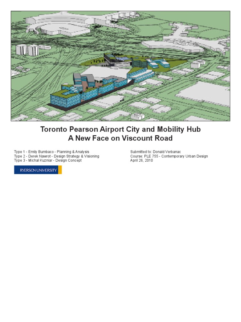 Toronto Pearson Mobility Hub PDF Airport Transport