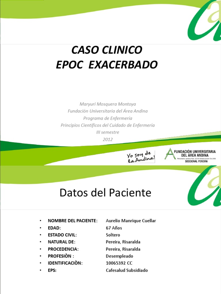 Caso Clinico Epoc Exacerbado