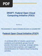 Federal Open Cloud Computing Initiative (FOCI)