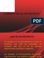 Elaboracion de Un Proyecto