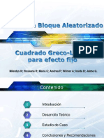 Diseño Cuadrado Greco-Latino