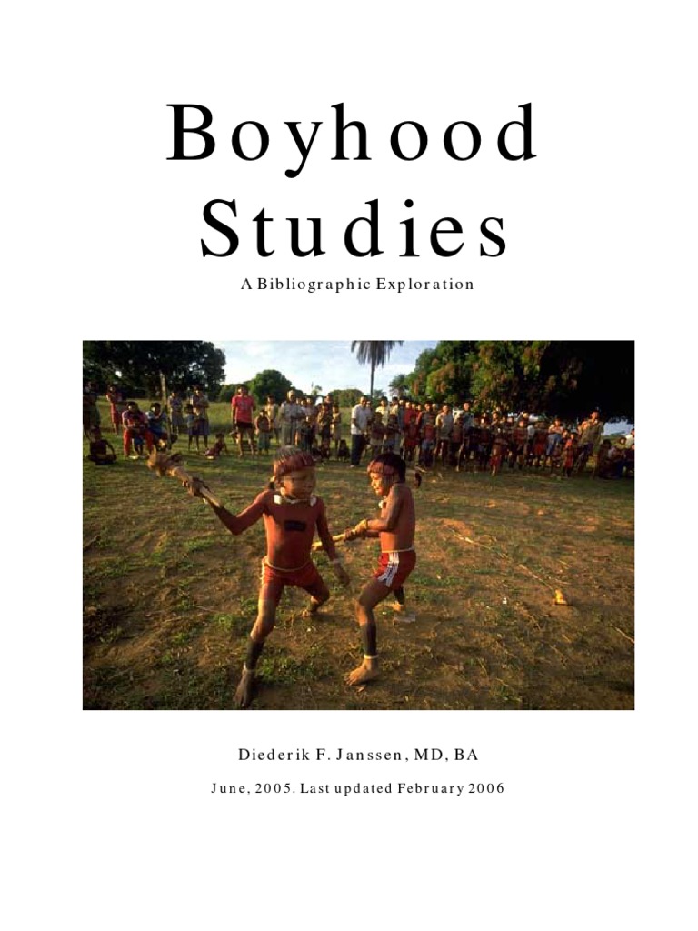 Boyhood Studies Bibliography PDF Masculinity
