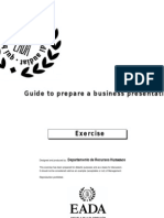 Guide to Prepare a Business Presentation