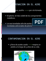 CONTAMINACION Aceite