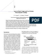 Recent Advances in Hard, Tough, And Low Friction Nanocompos