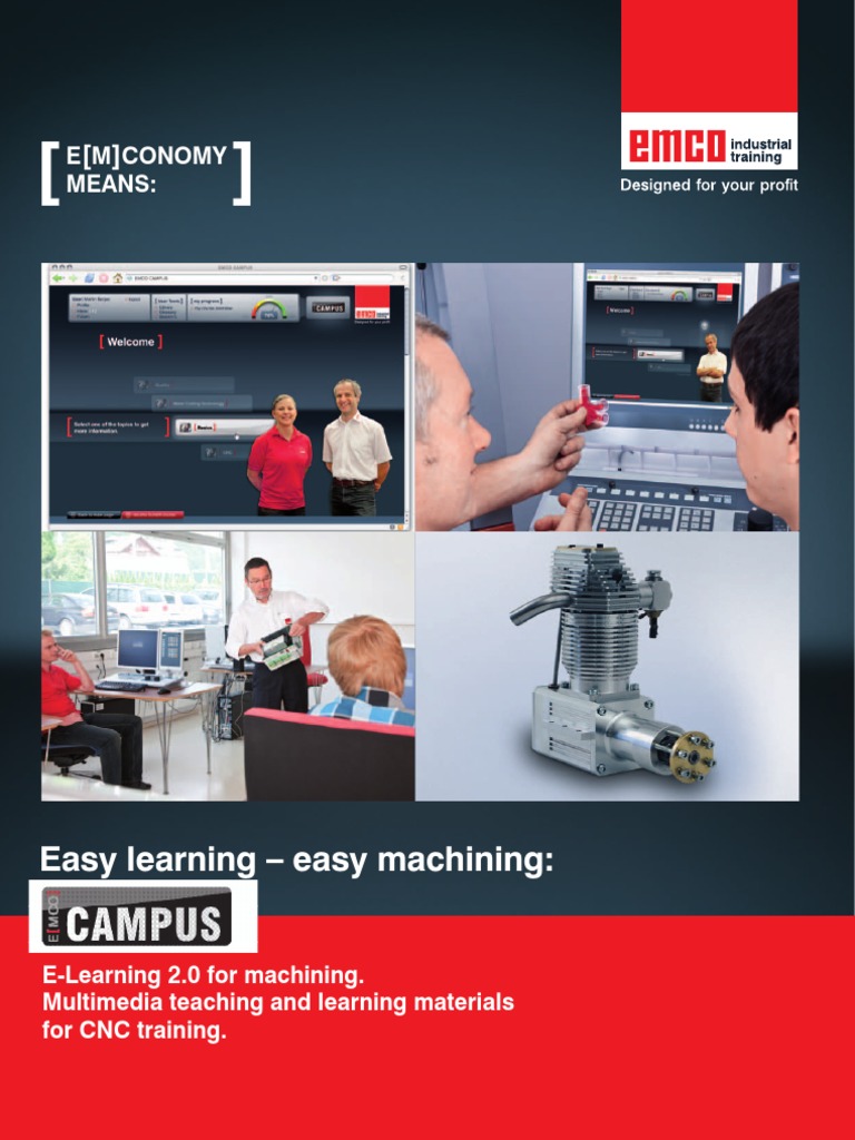 EMCO Campus: CNC Training Solutions | PDF | Numerical Control ...