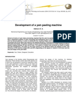 Development of A Yam Peeling Machine: Review