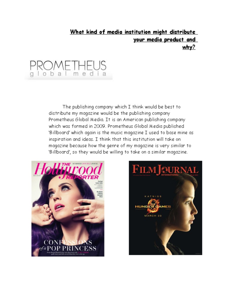 Prometheus Global Media for Magazine Distribution | PDF | Business ...