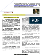 1-7) 1001 QUESTÕES DE CONCURSO - DIREITO ADMINISTRATIVO - FCC - 2012