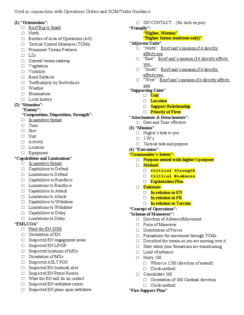 Combat Order and Tactical Control Guide | PDF | Maneuver Warfare | Ambush