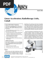 Linear Accelerators Radiotherapy Units, Cobalt: March 2002