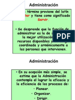 Origenes de La Administracion