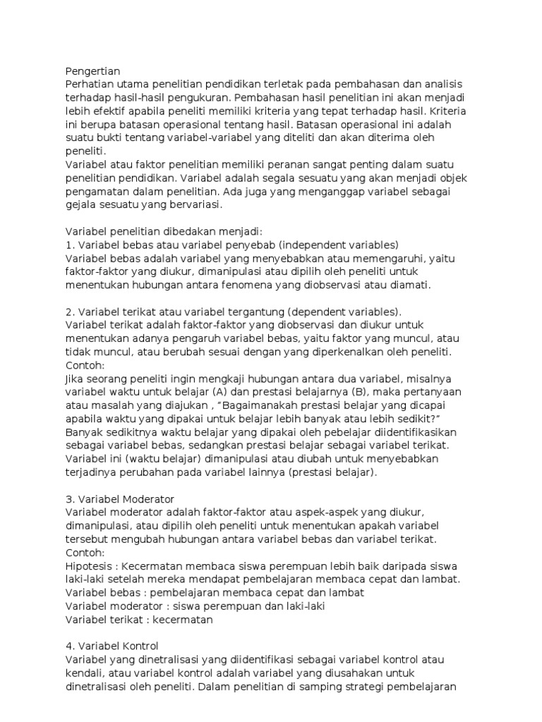 Contoh Hipotesis Variabel Moderating - Simak Gambar Berikut