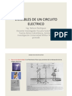 Variables de Un Circuito Electrico