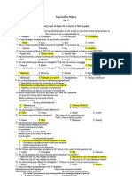 Pagsusulit BLG 1 - Filipino-LET
