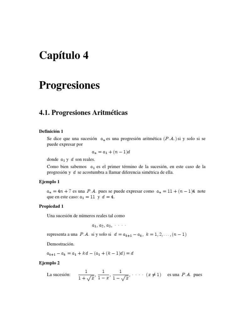 Cap4 - pROGRESION | PDF | Métodos y materiales de enseñanza