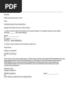 Surat Rasmi Ketidakhadiran Kerja  Pewarna j