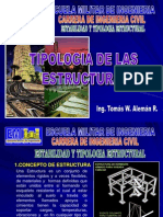 TIPOLOGIA DE LAS ESTRUCTURAS - PPSX