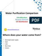 Water Purification Comparison