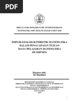 Download Karakteristik Matematika Smp by Ari Bintang SN127105005 doc pdf