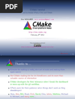 CMake Tutorial 8feb2012