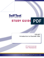 Oracle 1Z0-007 StudyGuide