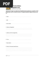 Cv Format Bd Bangladesh Dhaka