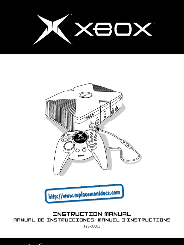 Xbox User Manuals , XBOX 360 GAME CONSOLE USER MANUAL – NAVTFV