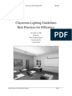 Classroom Lighting Guidelines