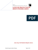 Evaluacion de Proyectos de Inversion Inmobiliarios