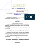 Lei 8112 - 90 Regime Juridico Dos Servidores Da Uniao