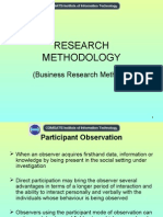 ResearchMethodology Observations