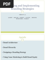Designing and Implementing Brand Strategies