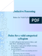 Rules For Valid Syllogisms