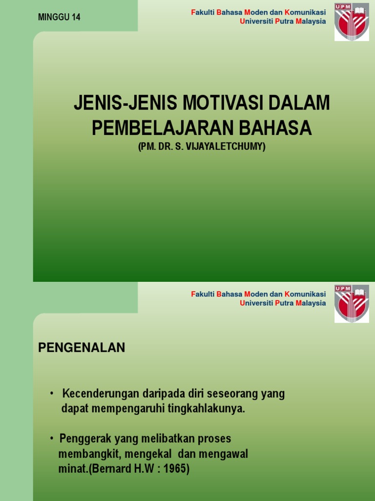 M14 Jenis Jenis Motivasi ppt