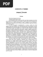 Joaquin Trincado - Conocete a Ti Mismo