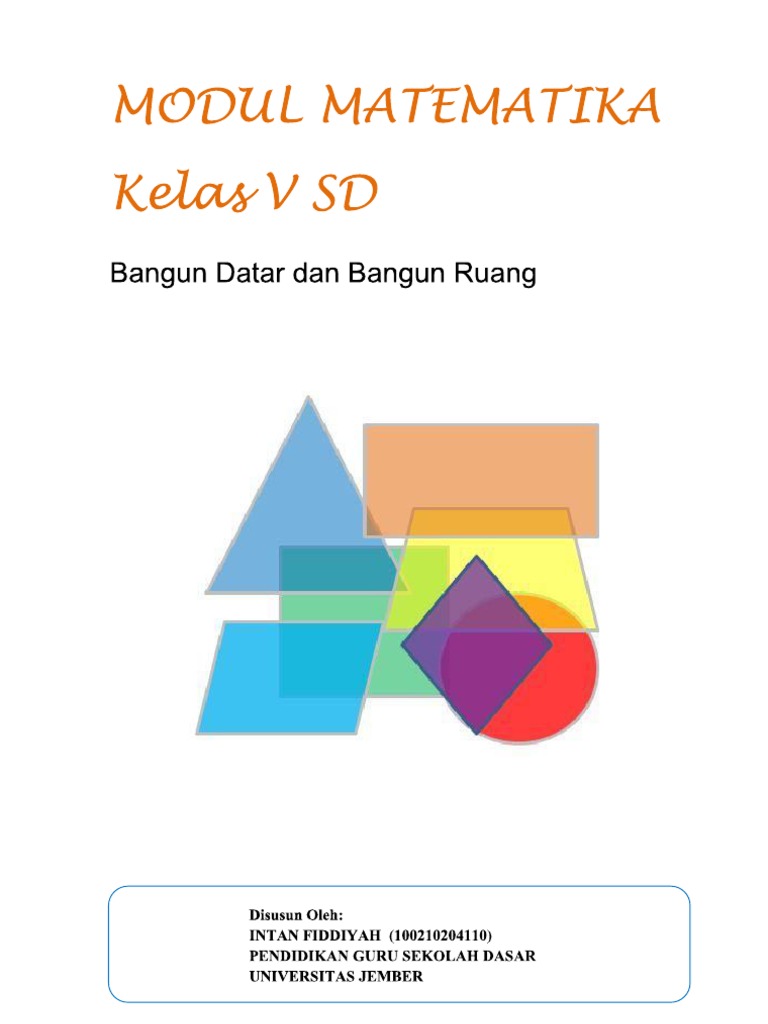 Modul Matematika Kelas 5 Sd Ps