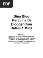 Download Cara Buat Blog Percuma Di Blogger by edyanie SN12713031 doc pdf