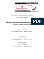 Simulative Analysis of Discone Antenna For 2.44 GHZ Regime Using Antenna Magus