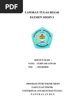 Download Laporan Elemen Mesin I Suriyadi Anwar by SURYADI SN127133946 doc pdf